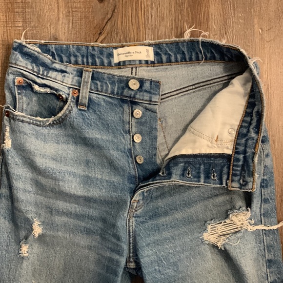 Abercrombie high rise dad jean - Picture 4 of 4